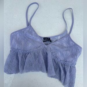 Purple UO Crop/Bra Top